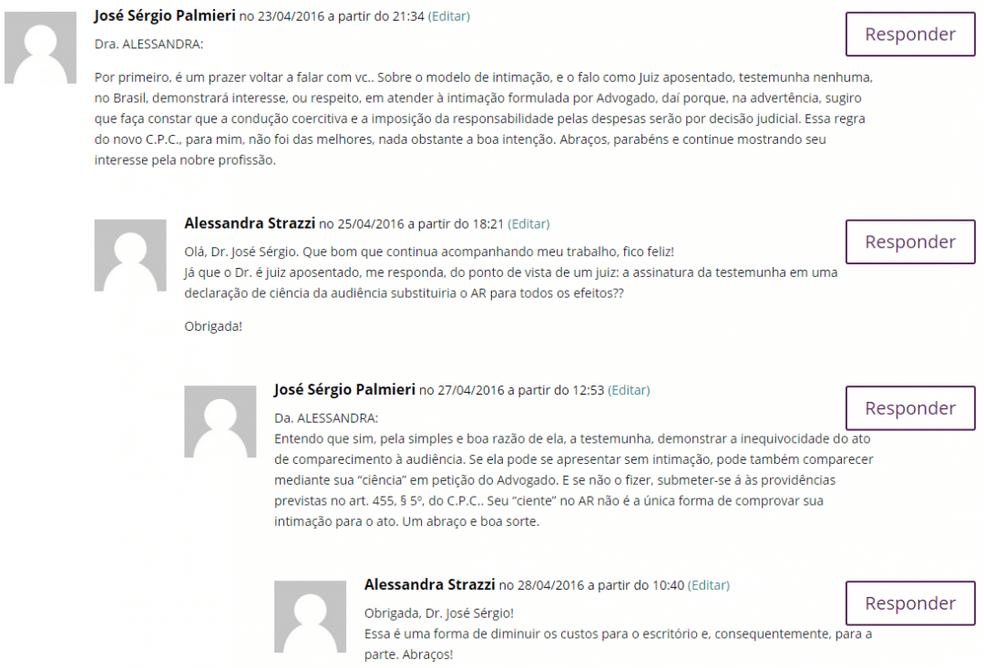 Modelo De Intimação De Testemunha Pelo Advogado Ncpc 0154